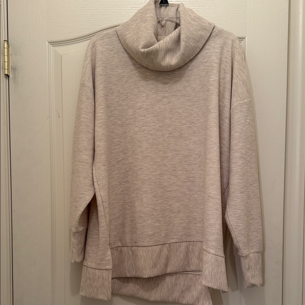 Ideology Cream Cowl Neck Sweater